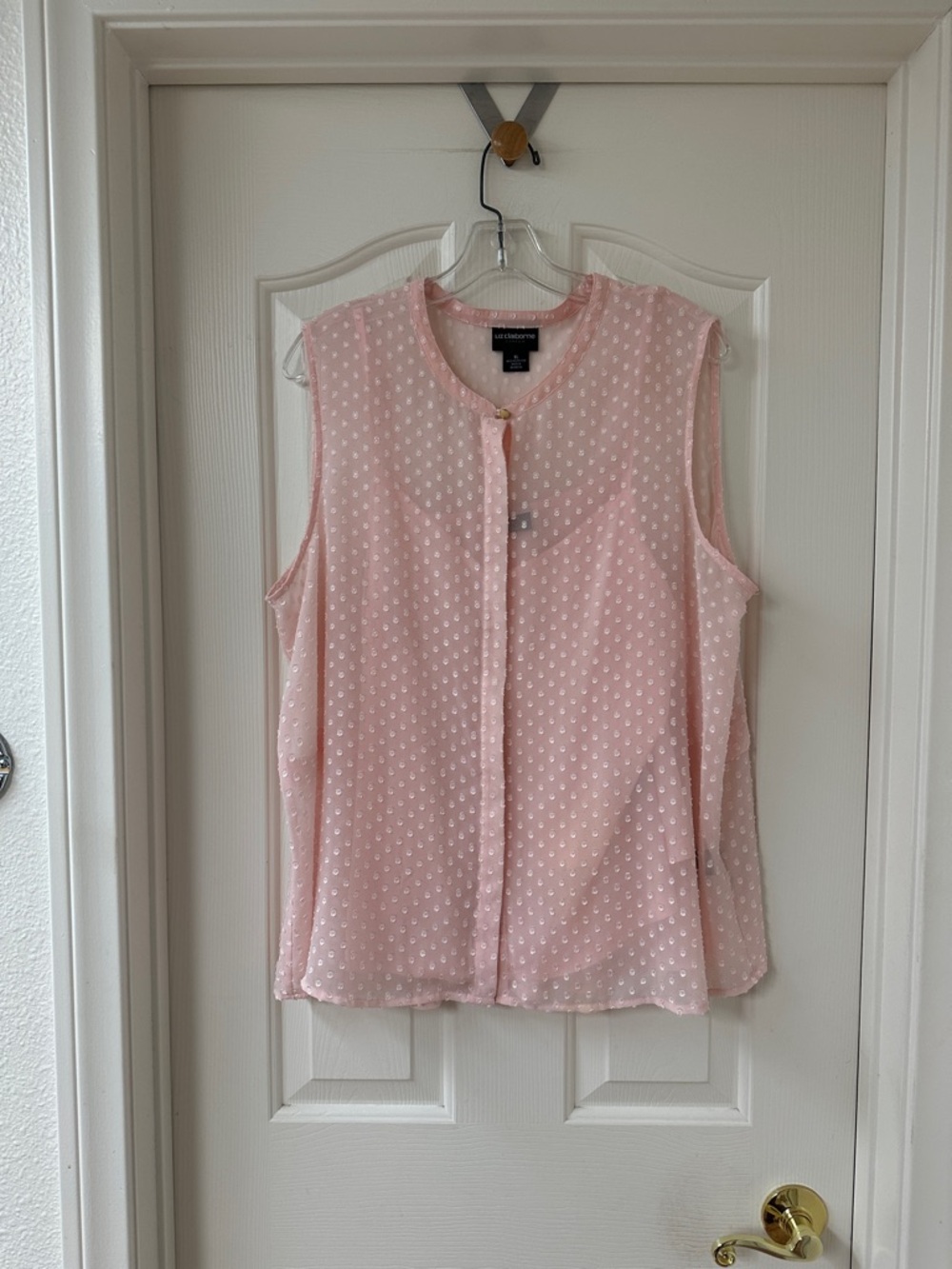 Sheer polyester blouse